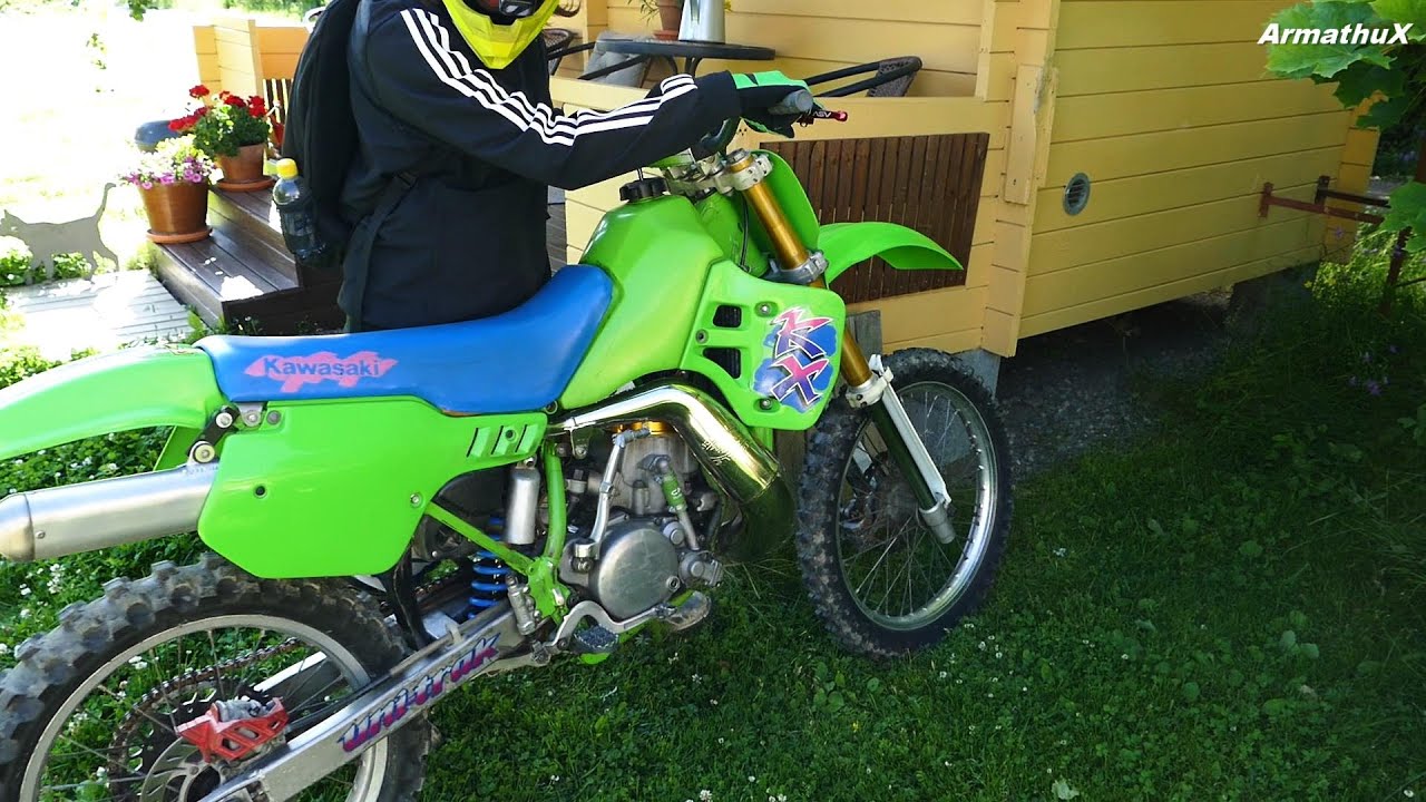Kawasaki KX500 2-Stroke - FMF Gnarly Coldstart Soundcheck (Raw Sounds)