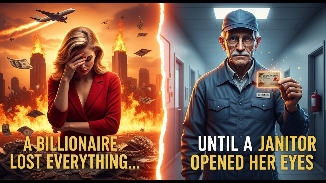 The Billionaire Lost Everything—Until a Janitor Opened Her Eyes