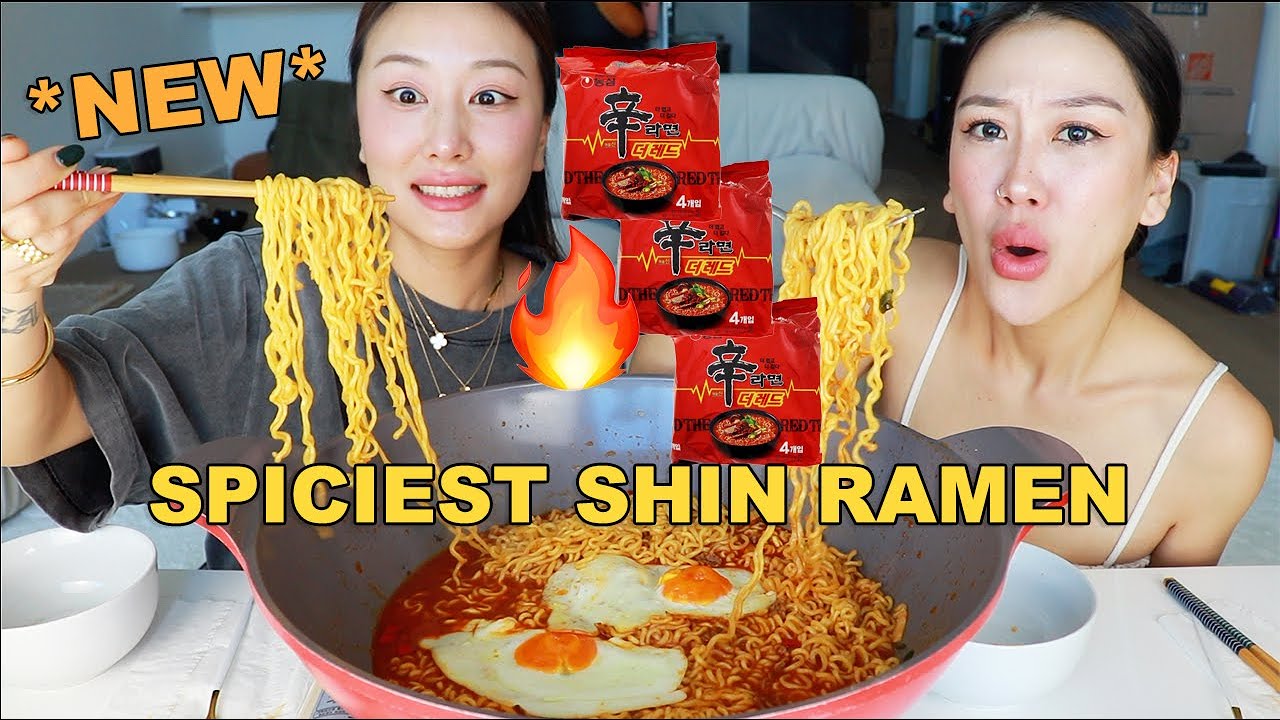 *NEW!* SPICIEST SHIN RAMEN EVER! 🔥🔥 (SHIN RAMEN THE RED)