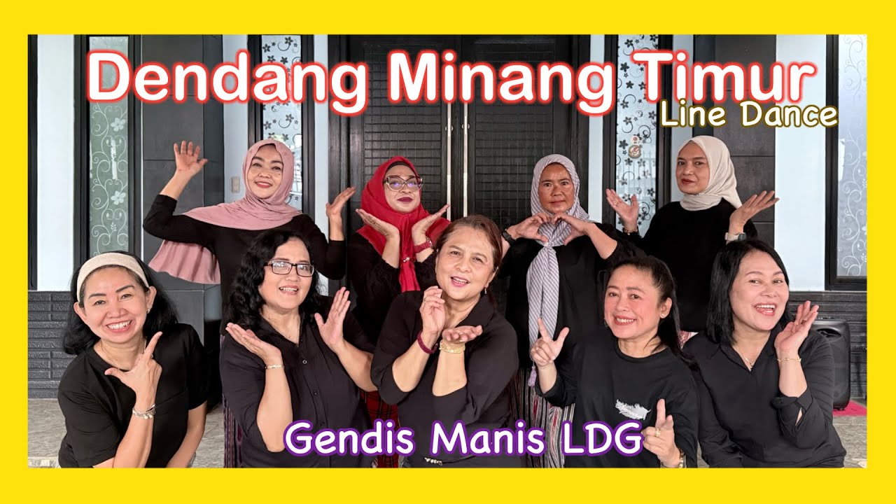 Dendang Minang Timur Line Dance/ Choreographed by Muhammad Yani/ 💃By Gendis Manis
