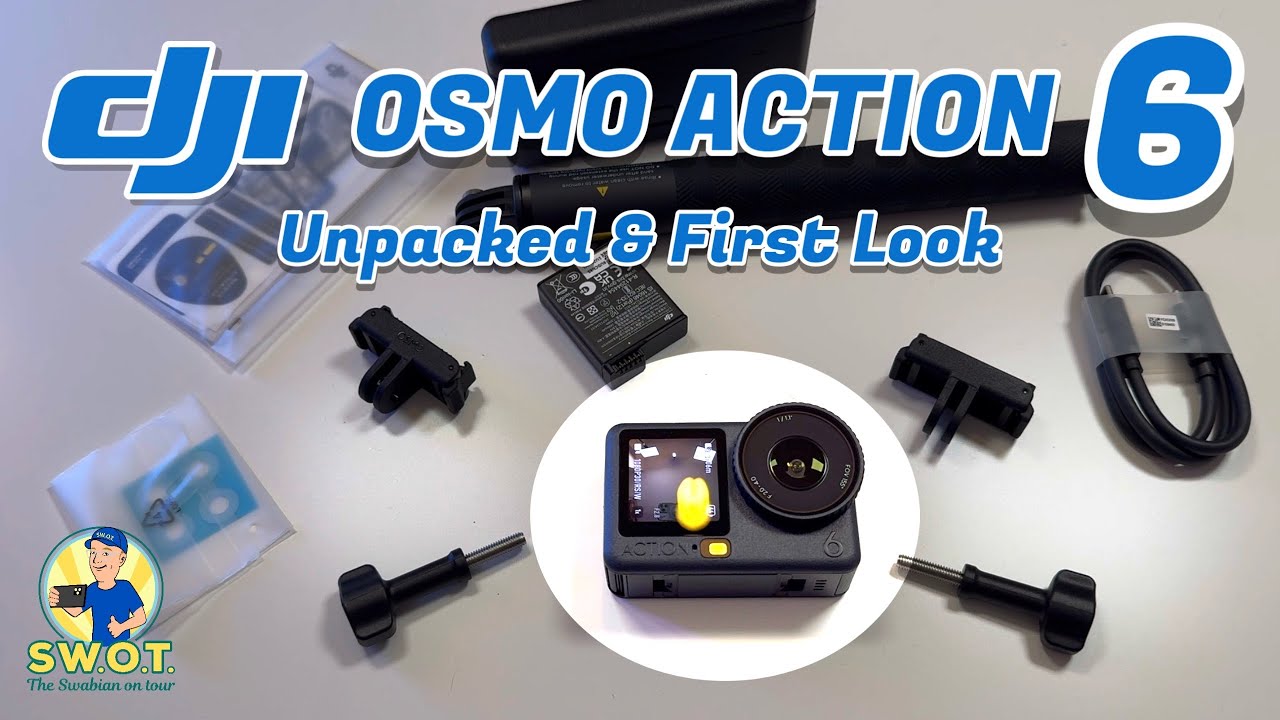 DJI OSMO ACTION 6 – First Unboxing! | #swot #dji #unpacking #swabianontour #osmoaction6 #actioncam 