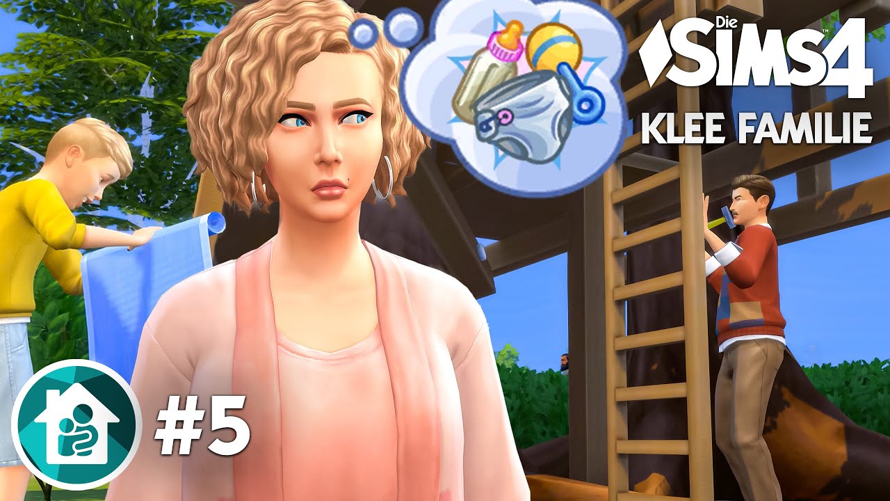 Baumhaus (fürs BABY machen 🤫) bauen 🌳🏚 Klee Familie 2.0 🍀 Let's Play #5 Die Sims 4 Zusammen wachsen