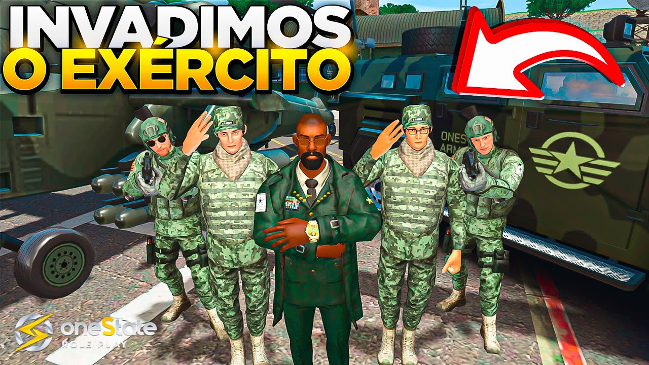 INVADIMOS O EXÉRCITO NO ONE STATE RP