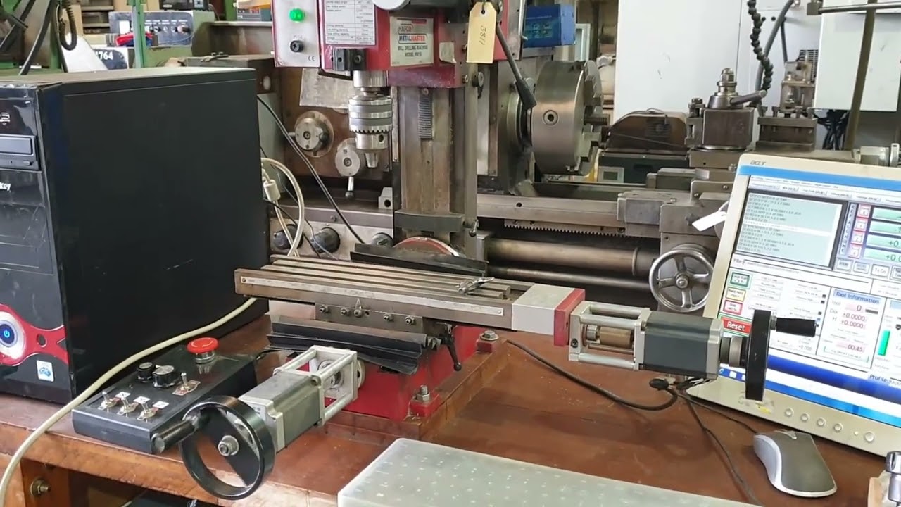 Hafco HM10 Bench Mounted CNC Mill Drill