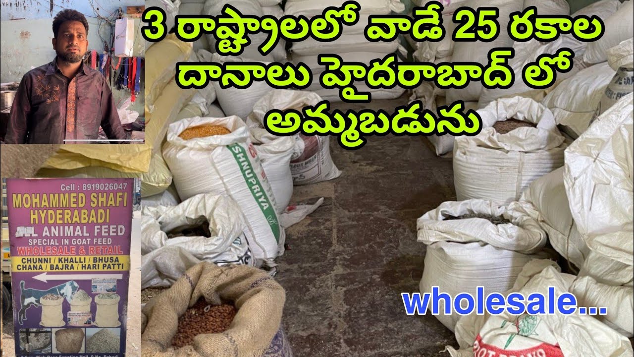 Cattle Feeds |  25 రకాల దానాలు హైదరాబాద్ లో అమ్మబడును | 8919026047