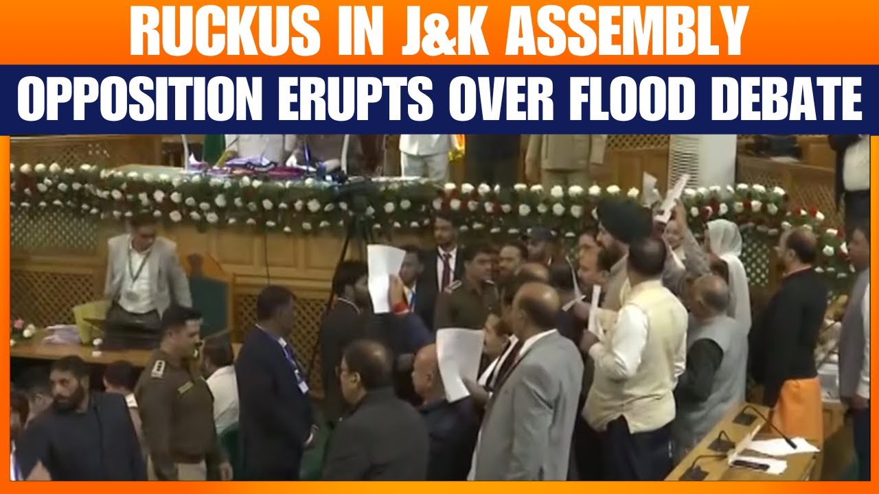 Flood Fury Sparks Chaos In J&K Assembly As Opposition Demands Debate | News9