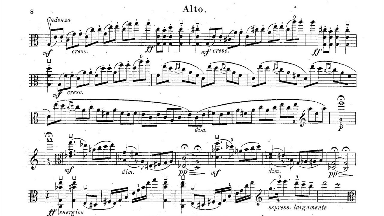 Jenő Hubay - Viola Concerto, Op. 20: 1st mvt. (ed. Huszár)