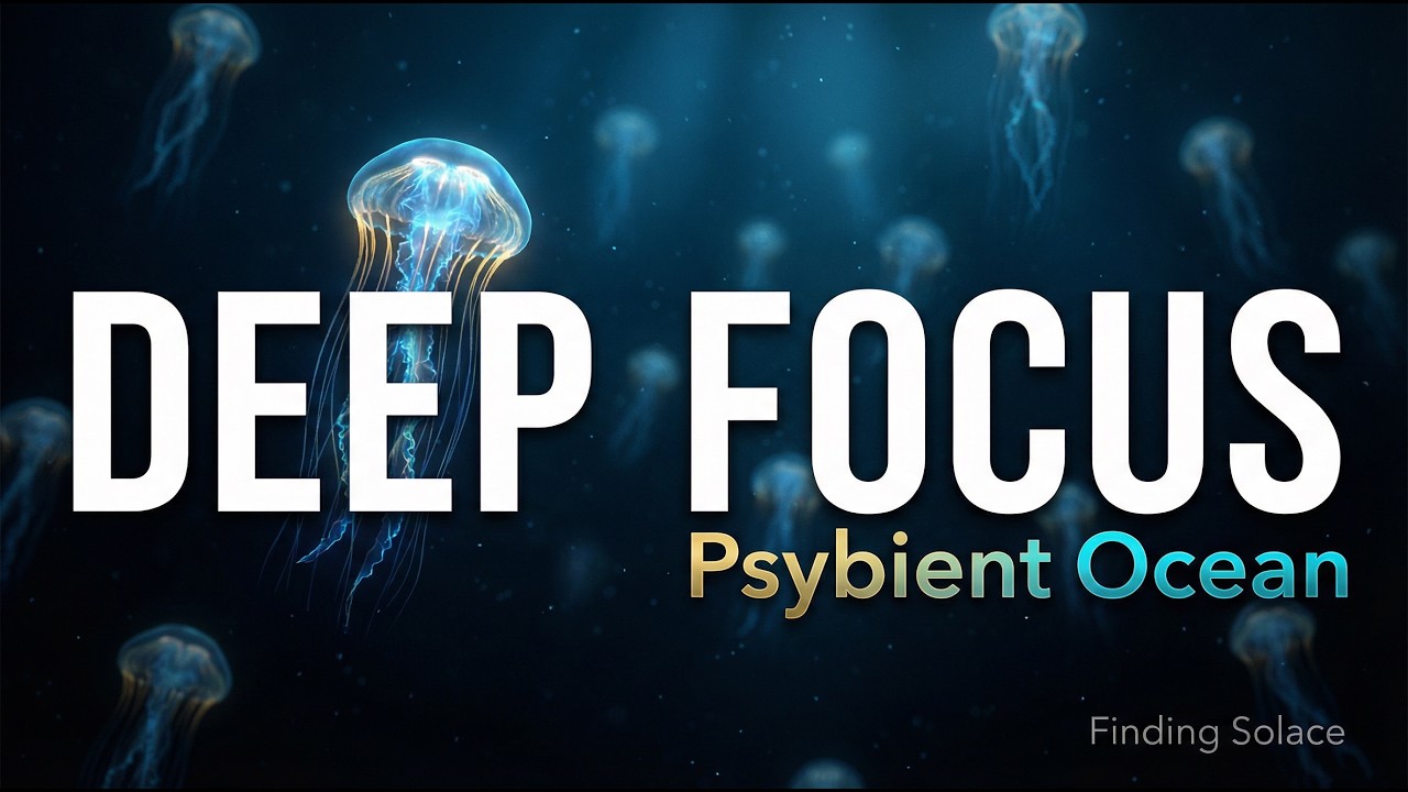 DEEP FOCUS | Psybient Ocean Meditation | 90 Minutes Psychedelic Underwater Ambient Music