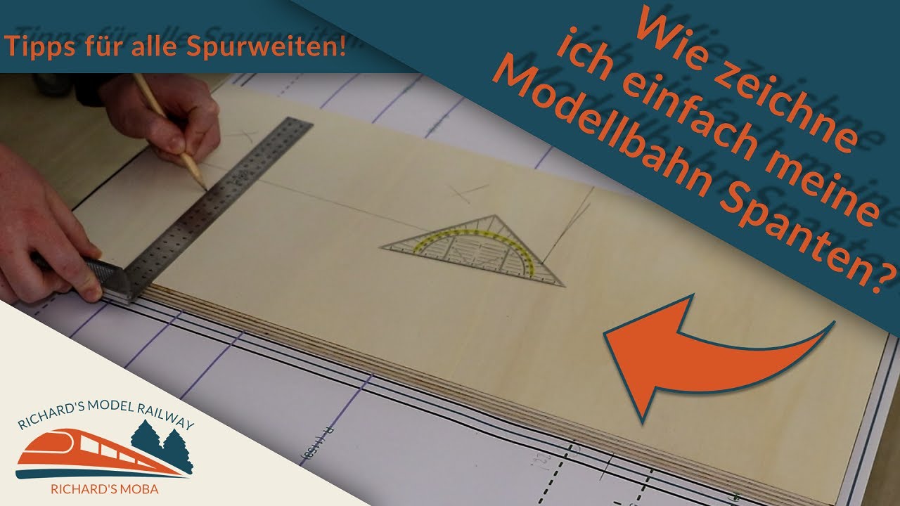 Wie zeichne ich sehr einfach meine #Modellbahn #Spanten? Tipps für alle Spurweiten!
