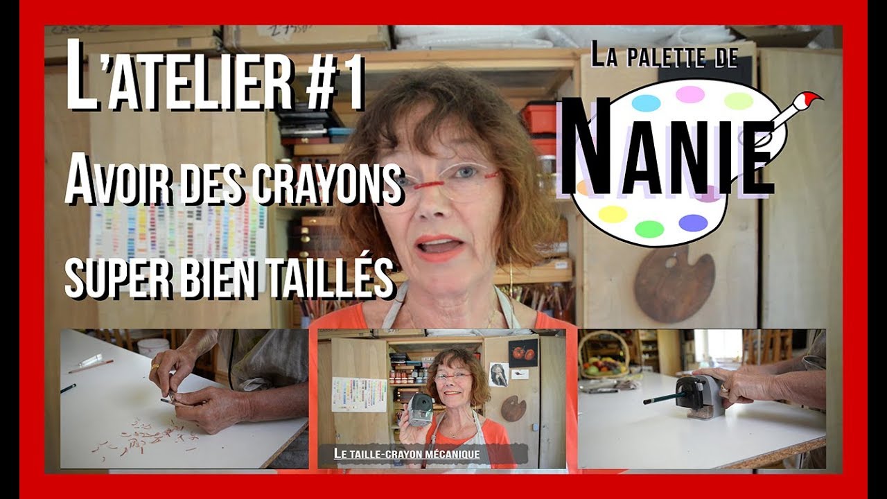 Cours de dessin - L'atelier #1 - Comment avoir des crayons super bien taillés ?