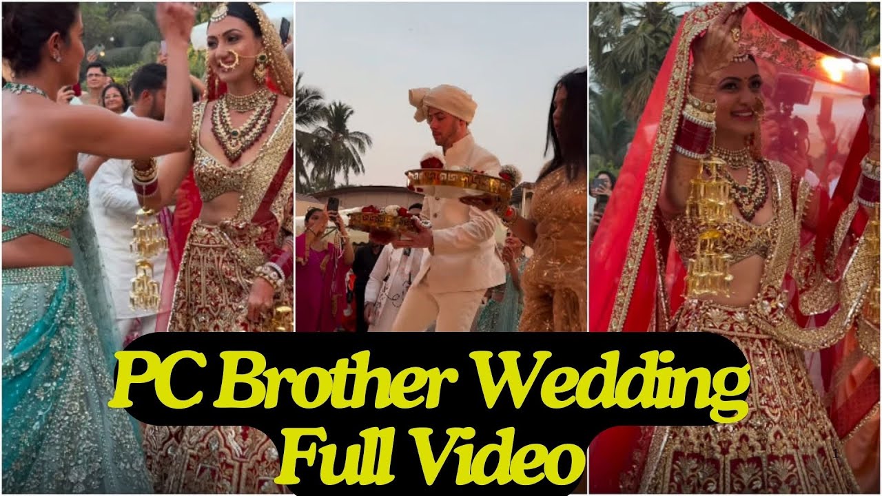Priyanka Chopra Brother Wedding Full Video Mannara , Meera, Pareeniti Chopra, Rekha Ji, Neeta Ambani