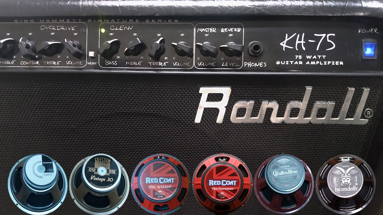 Randall KH75 - Review (Celestion, Eminence & Nordik)