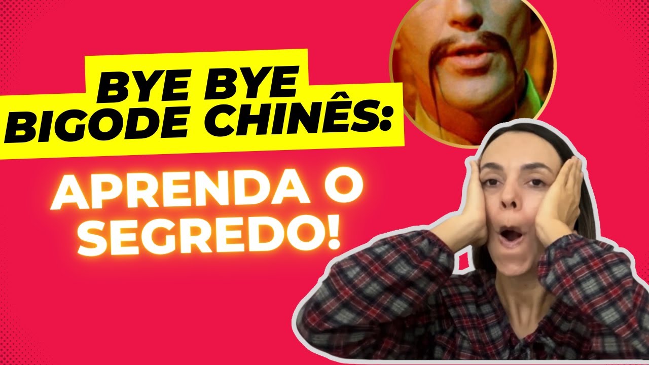 Rejuveneça seu rosto com este exercício simples para combater o Bigode Chinês!