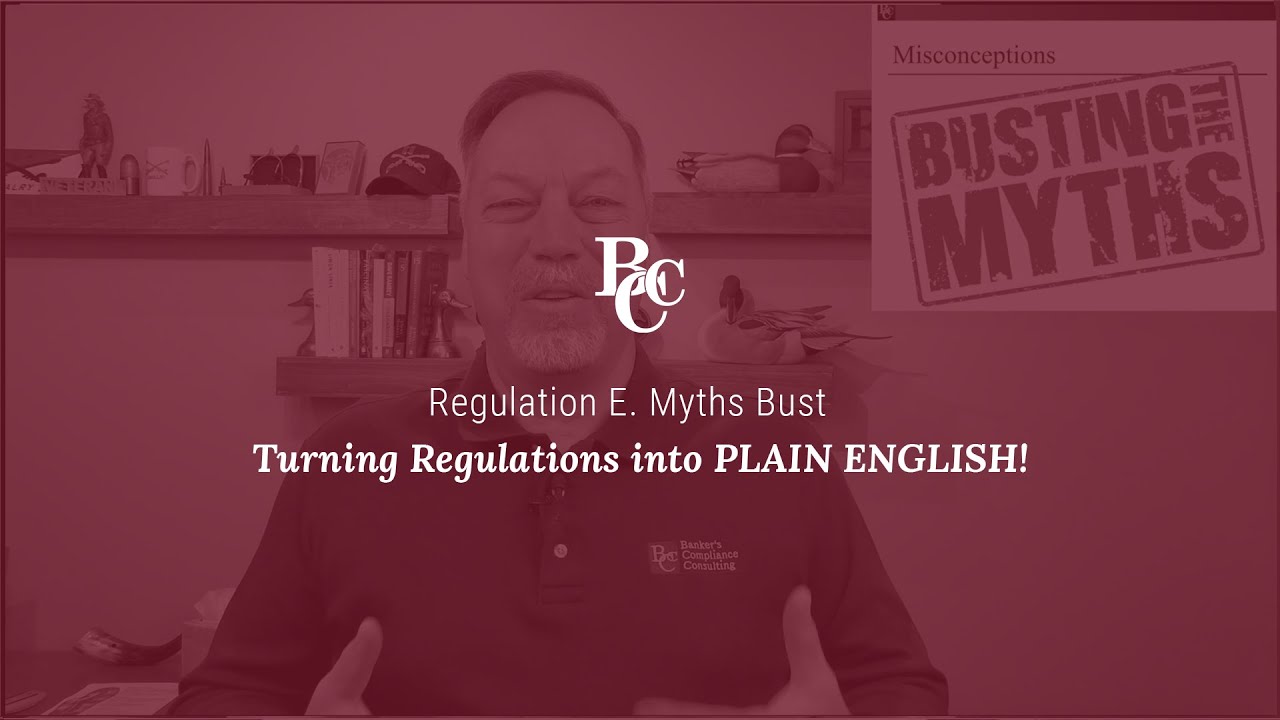 Regulation E Myths Bust