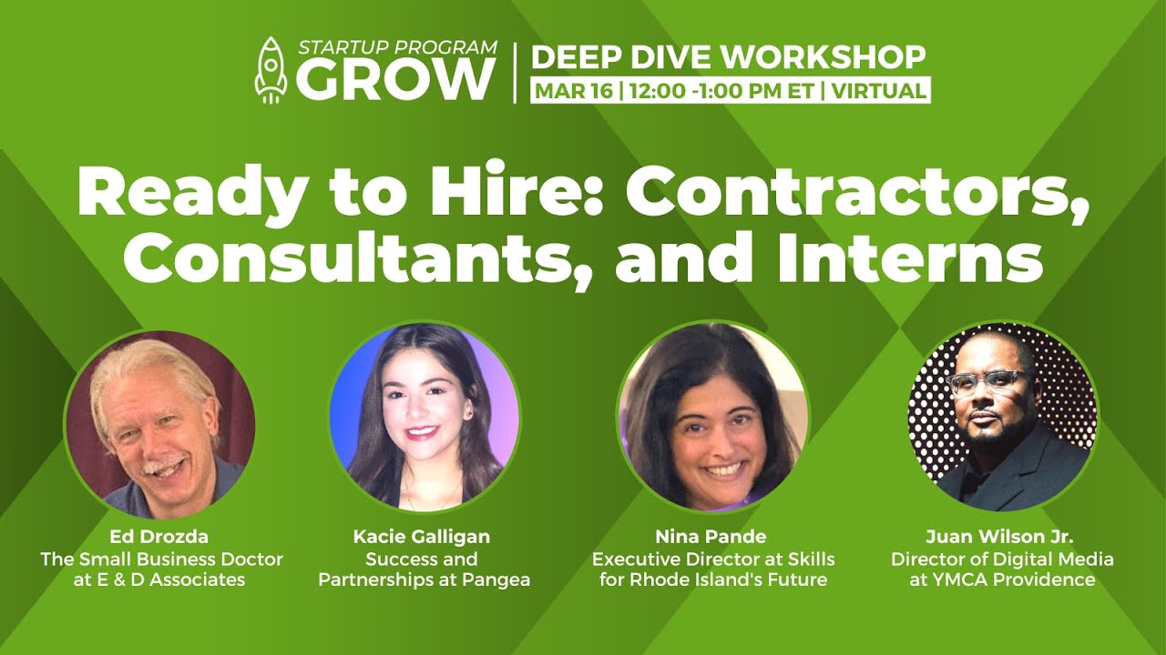 Ready to Hire: Contractors, Consultants, and Interns | Innovation Studio