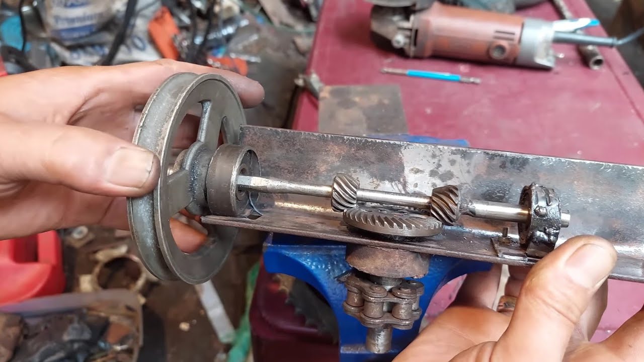 Cara membuat gearbox maju,netral dan mundur,murah biaya.Level 1