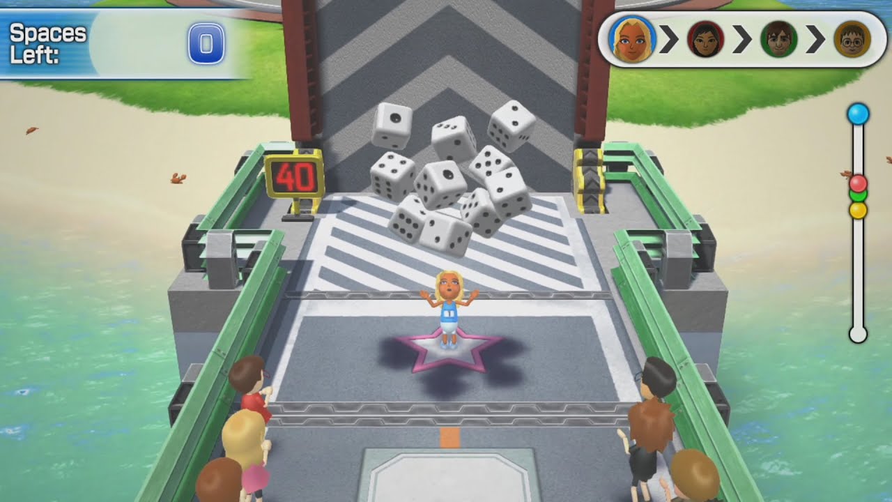Wii Party U - Highway Rollers | Alice, Xixi, Andre and Skip | Alexgaming
