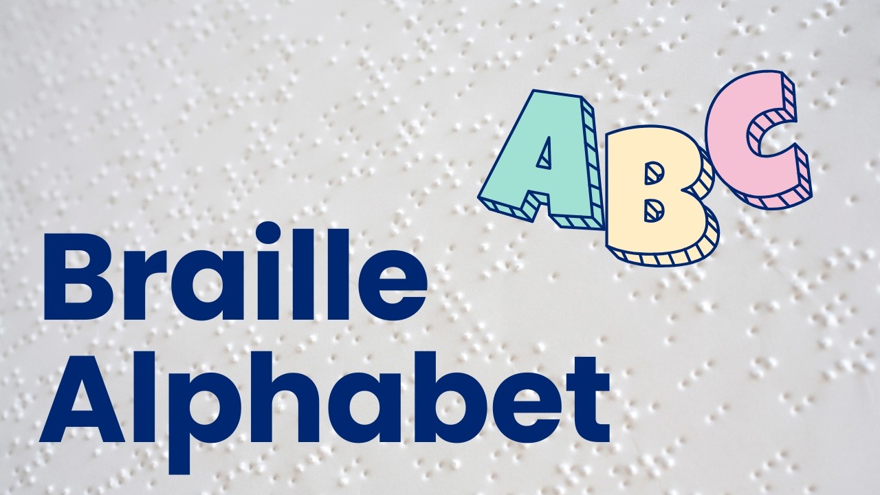 GRADE ONE BRAILLE ALPHABET: Learn Braille for the Sighted and Visually Impaired (2/3)