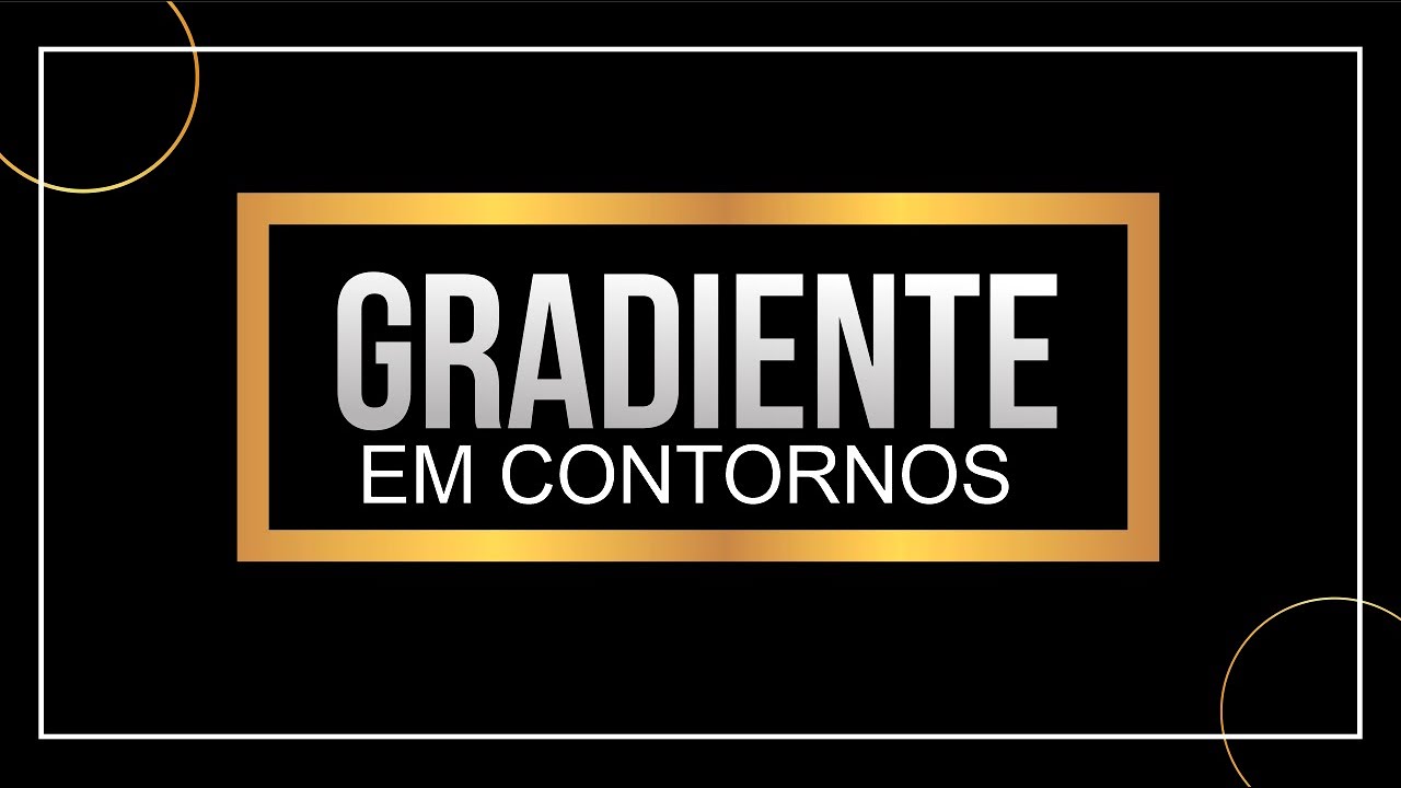 Como aplicar gradiente em contornos no corelDraw