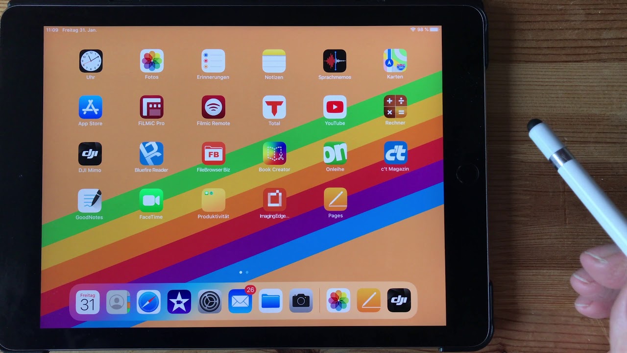iPad und iPhon Dateien und Bilder Sichern, Sortieren und beschriften
