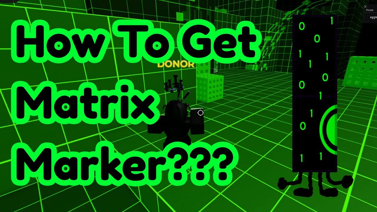 How To Get MATRIX MARKER *NEW* In Find The Markers 2025