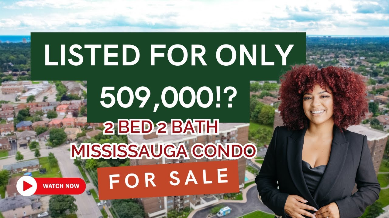 Best Missisauga Condo for only $509,000 | 2 Bed, 2 Bath #604-2542 Argyle Rd.