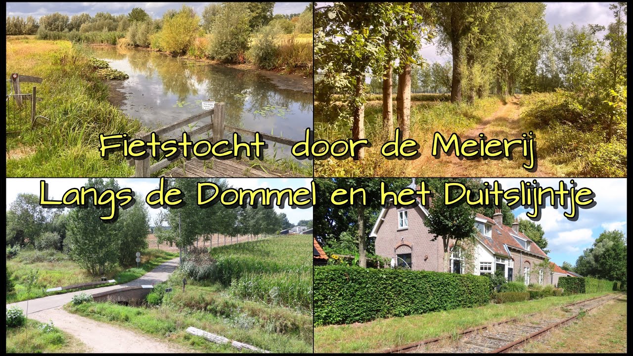 Fietstocht door de Meierij, langs de Dommel en het Duitslijntje. Schijndel-St.Michielsgestel-Liempde