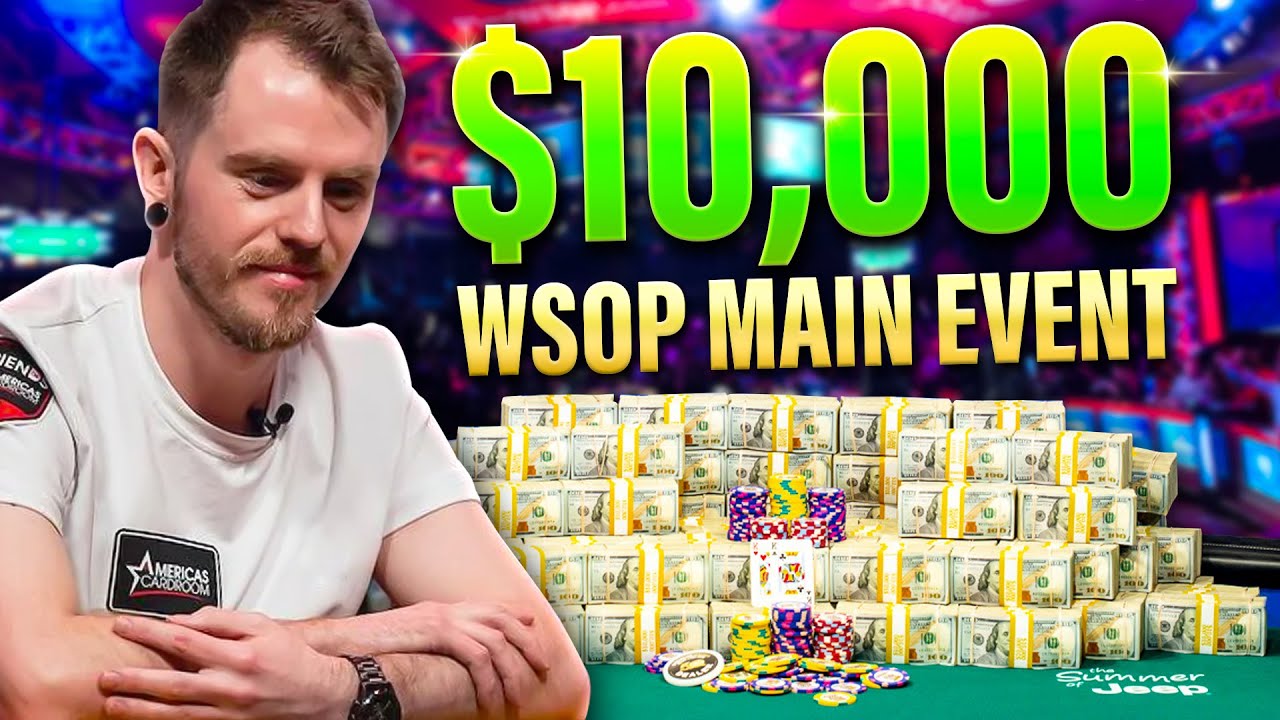 Playing My FIRST EVER $10,000 WSOP Main Event!