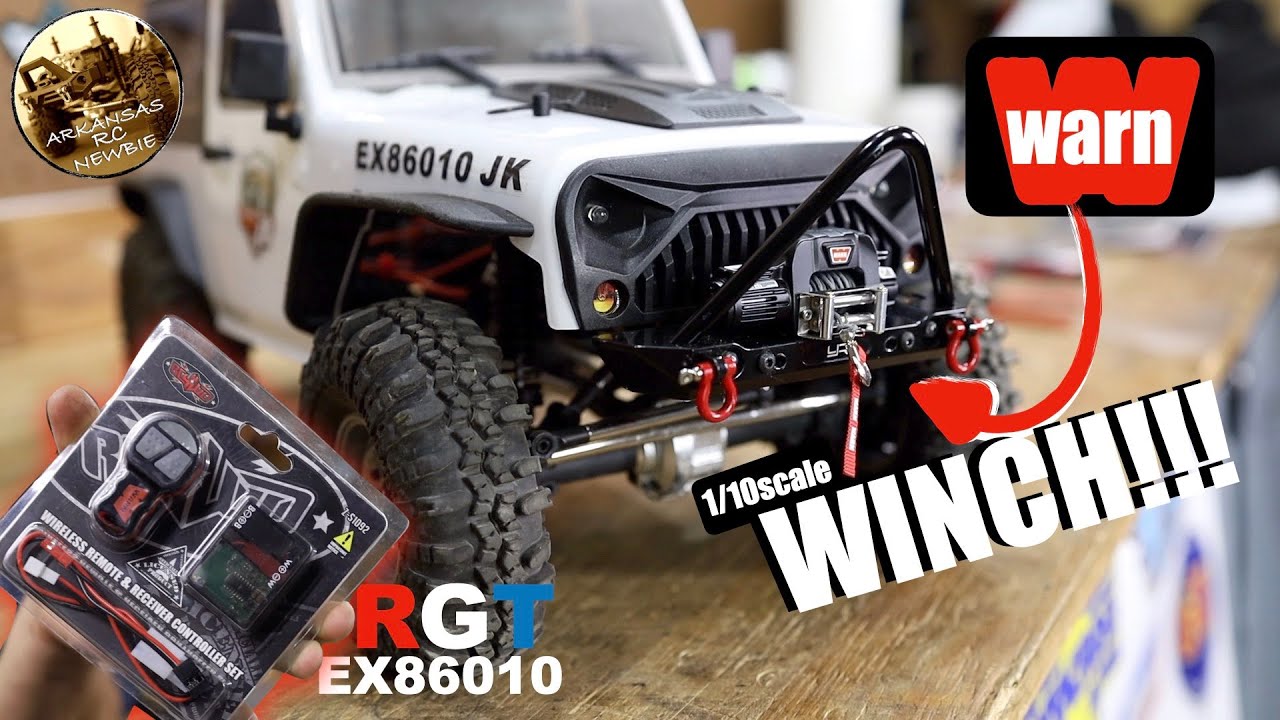 RGT EX86010 JK: Warn Winch Install