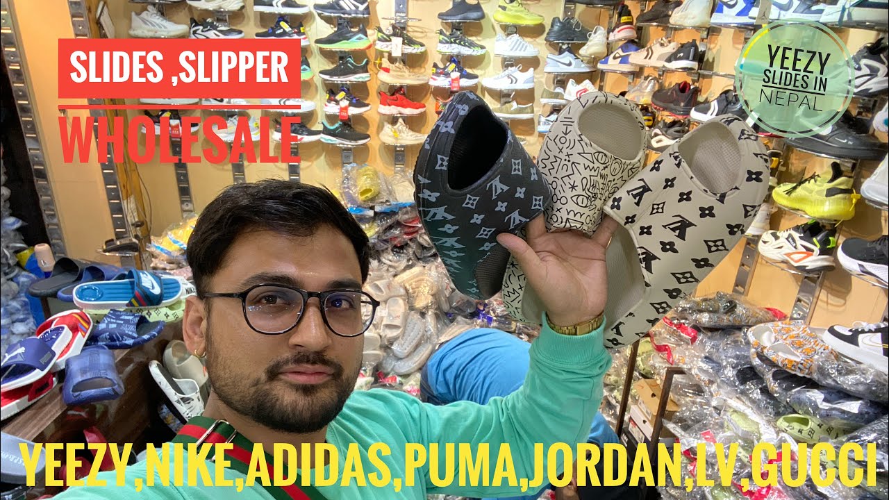Biggest Trending Slides,Slipper Wholesale Store In Kathmandu Nepal | Yeezy,Adidas,Nike,Puma,Lv,Gucci