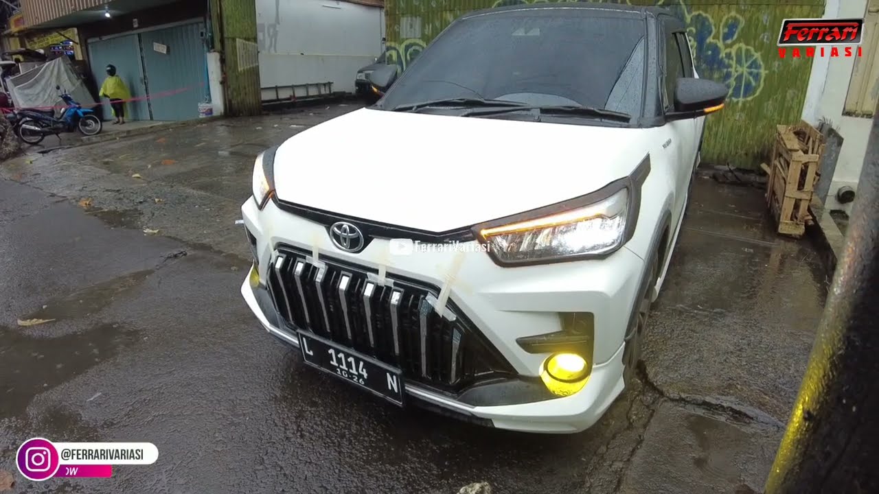 BEGINI JADINYA VARIASI RAIZE PUTIH | FERRARI VARIASI SURABAYA