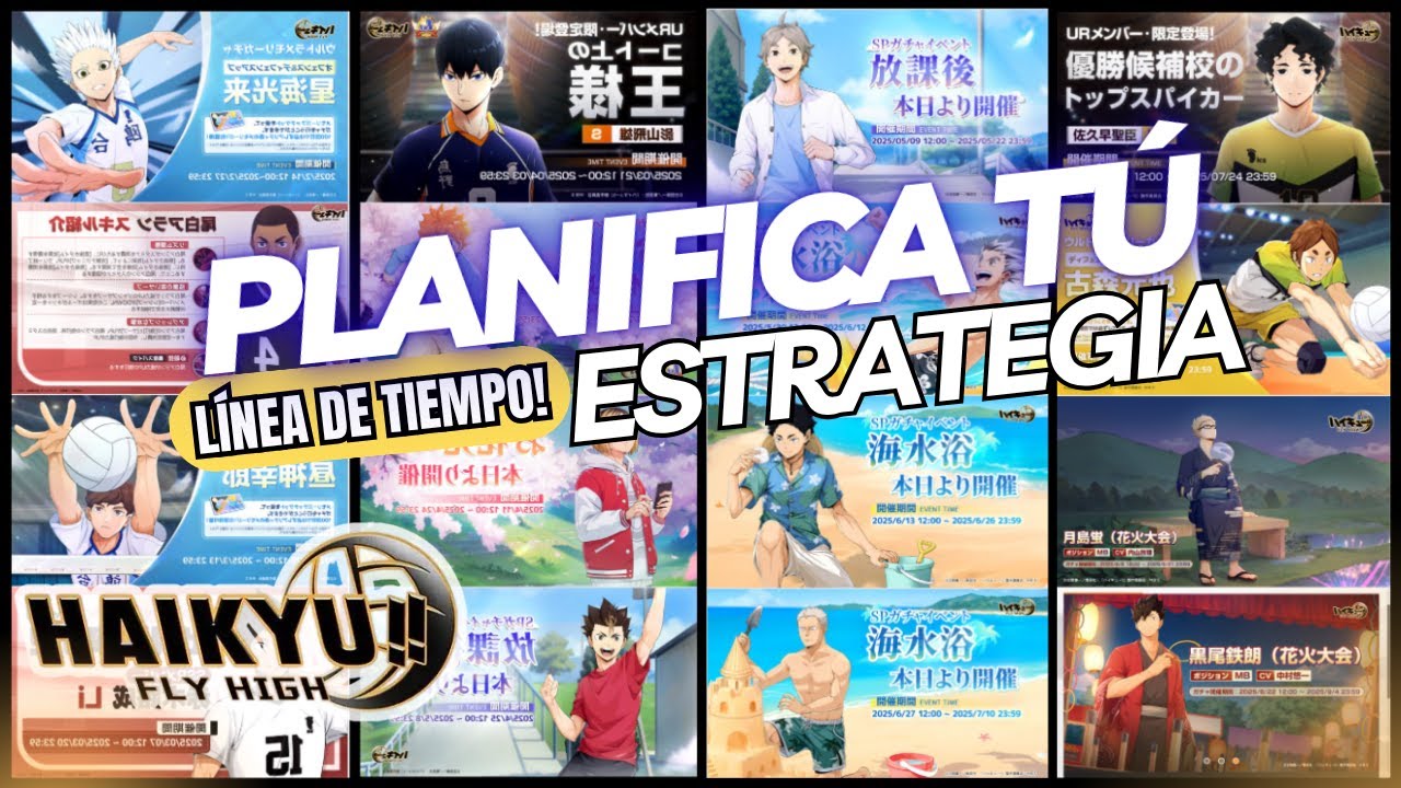 ☑️ TODOS los BANNERS que LLEGARÁN a la GLOBAL de AQUÍ a 1 AÑO en HAIKYUU FLY HIGH