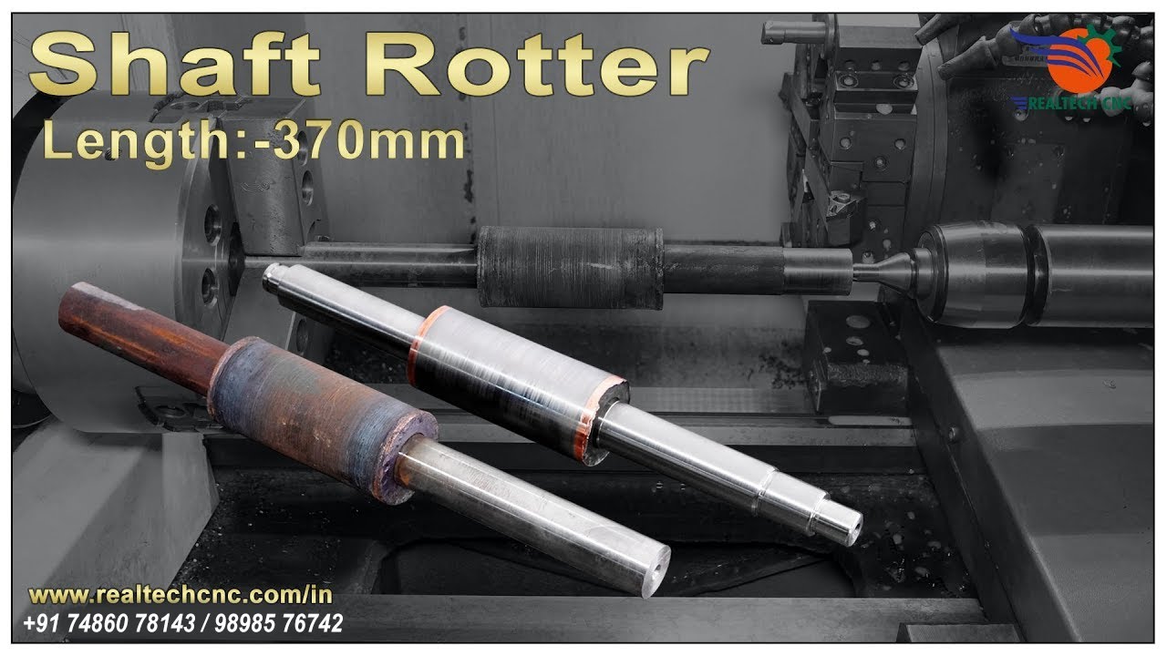 Shaft Rotter Length - 370mm | RealTech CNC Machine VD-243