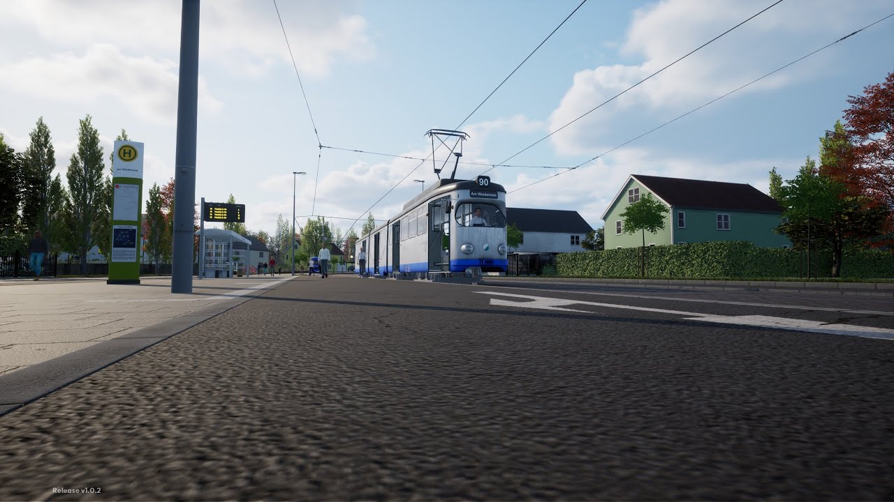 Linia 90 | Friedrich-Schneider-Stra&szlig;e - Am Weidensee | Duwag GT8N