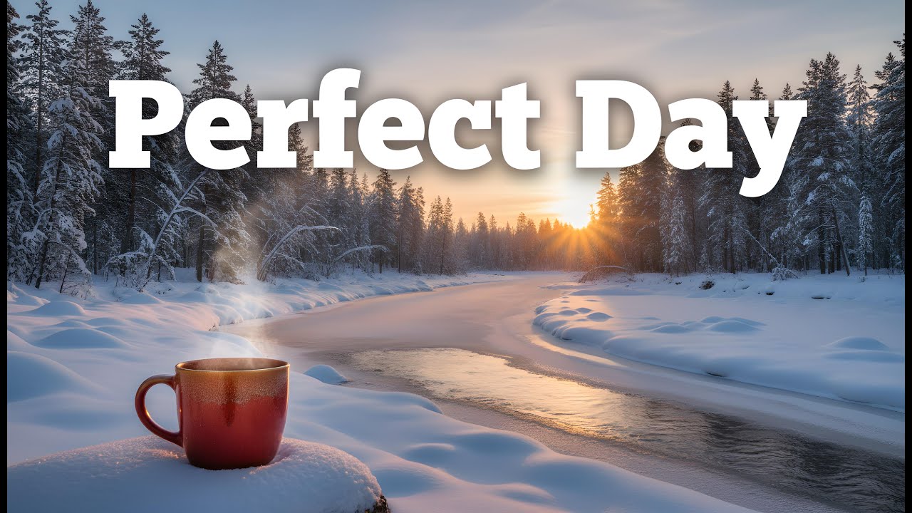 Chillout Morning Vibes – Warm Beverage & Winter Scenery ☕❄️