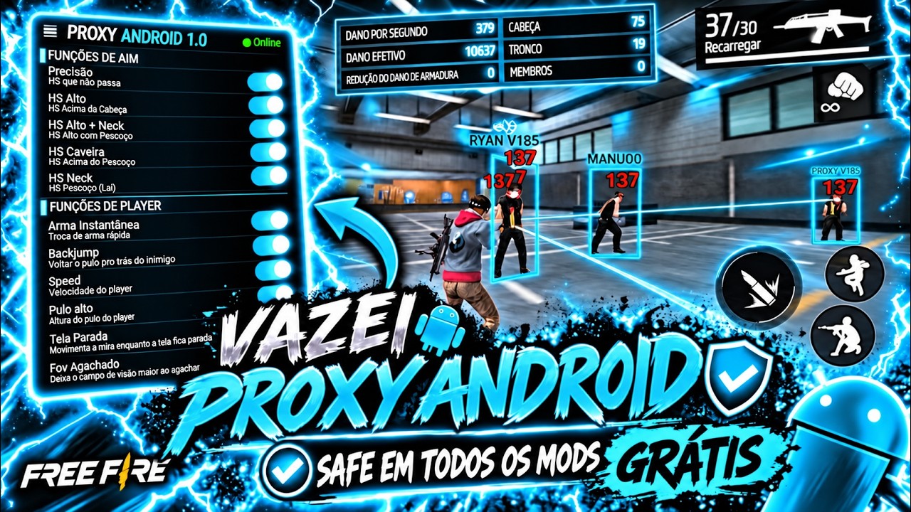 VAZEI!! PROXY VIP 100% GR&Aacute;TIS 🤯 ANDROID 100% ANT BAN & ANT BLACKLIST LINK ATUALIZADO 2026