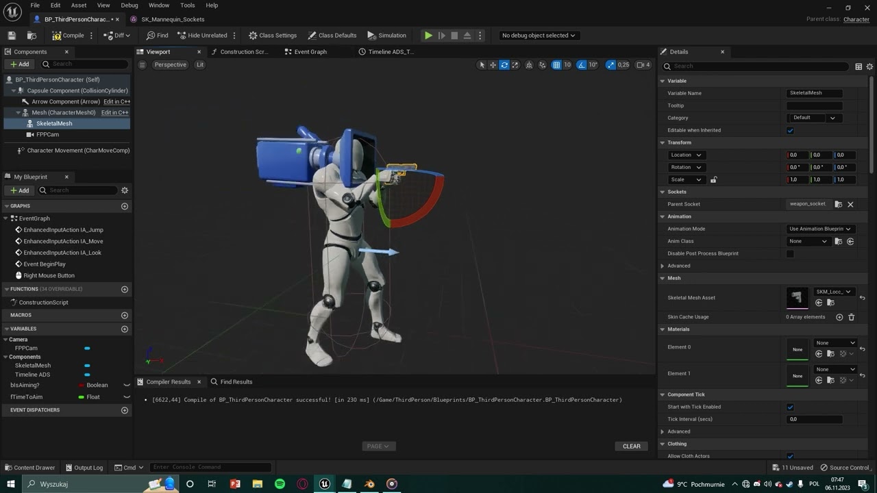 ADS System in Unreal Engine 5 (NO AIM IK, AIM POSE, ONE CAMERA) Tutorial