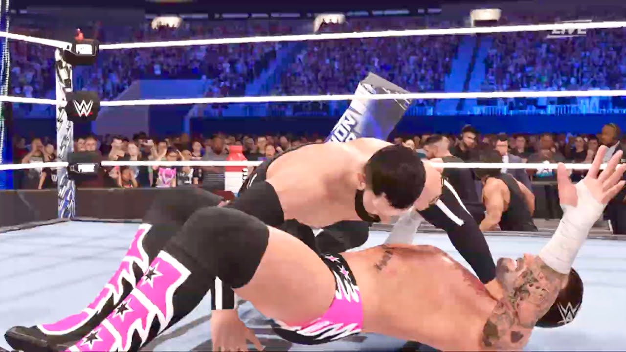 Finn Bálor Vs. CM Punk: Bloodline Rules, WWE World Heavyweight Title Match - WWE 2K25 PS5