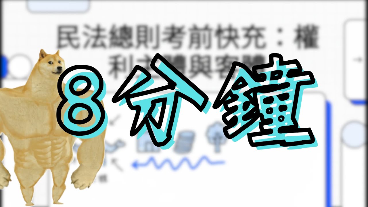 8分鐘帶你快速複習不動產經紀人民法-總則編-上