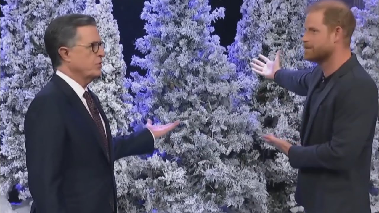 &lsquo;So incredibly embarrassing&rsquo;: Prince Harry makes a fool of himself on Stephen Colbert&rsquo;s show