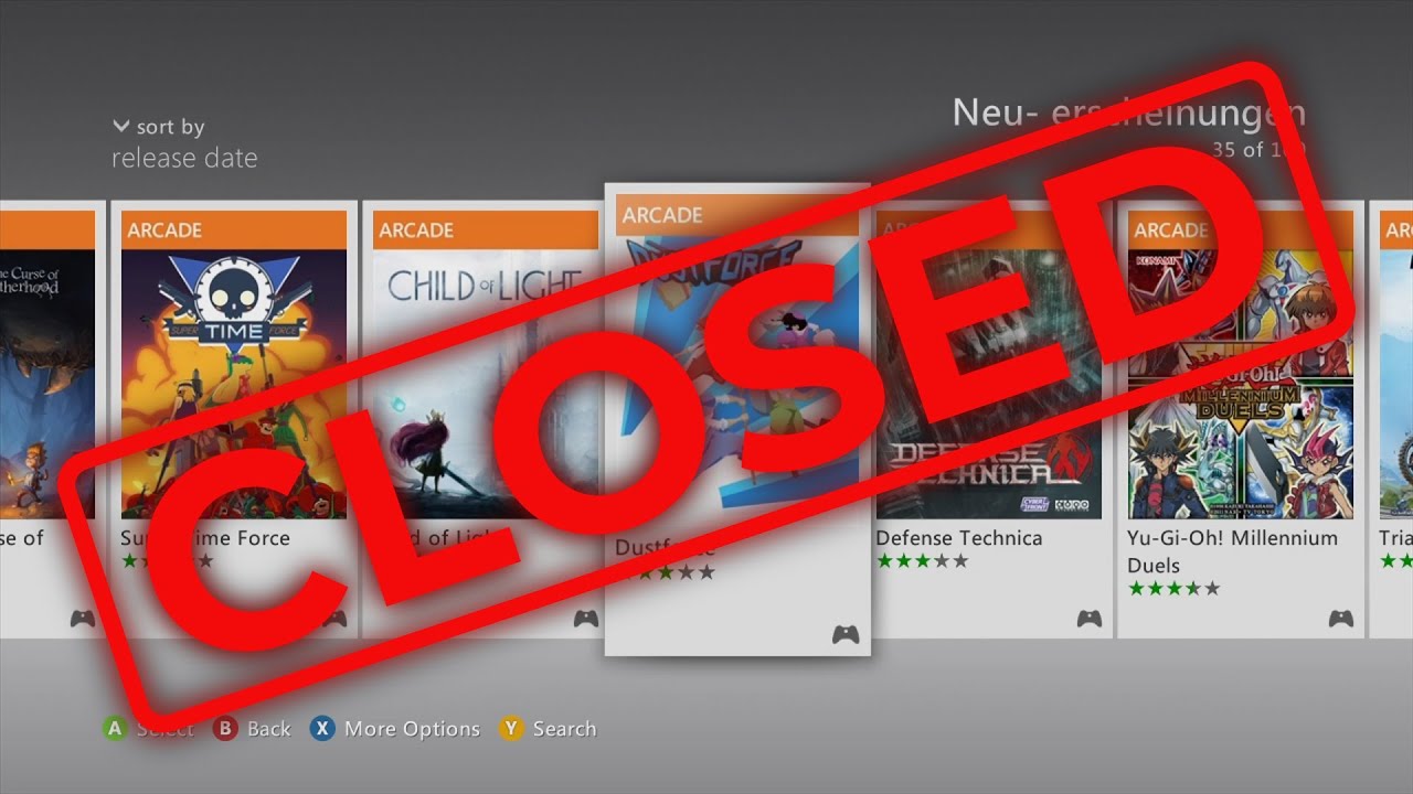 Microsoft schließt den Xbox 360 Store und HUNDERTE Spiele werden VERSCHWINDEN