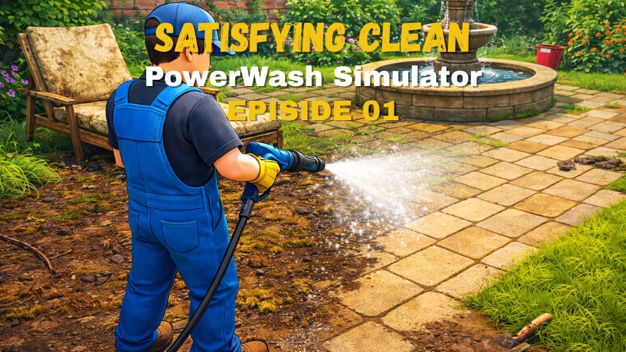 Satisfying Clean | PowerWash Simulator – My First Job Ever | EP 01