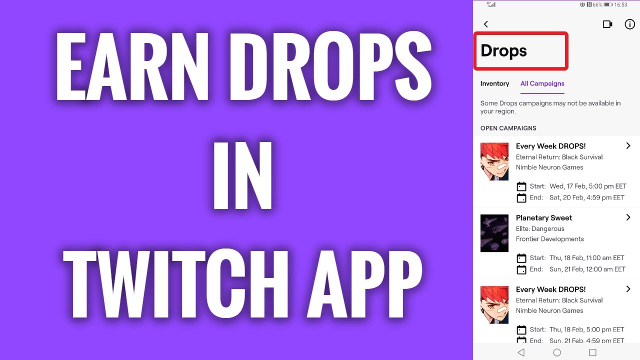 How To Earn Drops In Twitch App