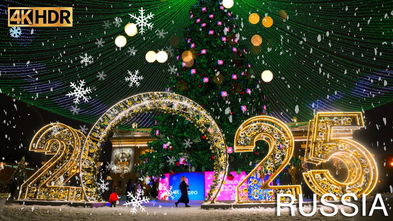 ❄️THE MOST BEAUTIFUL STREET IN MOSCOW. 🎅🏻 HOW RUSSIA WAS DECORATED FOR CHRISTMAS 2025!