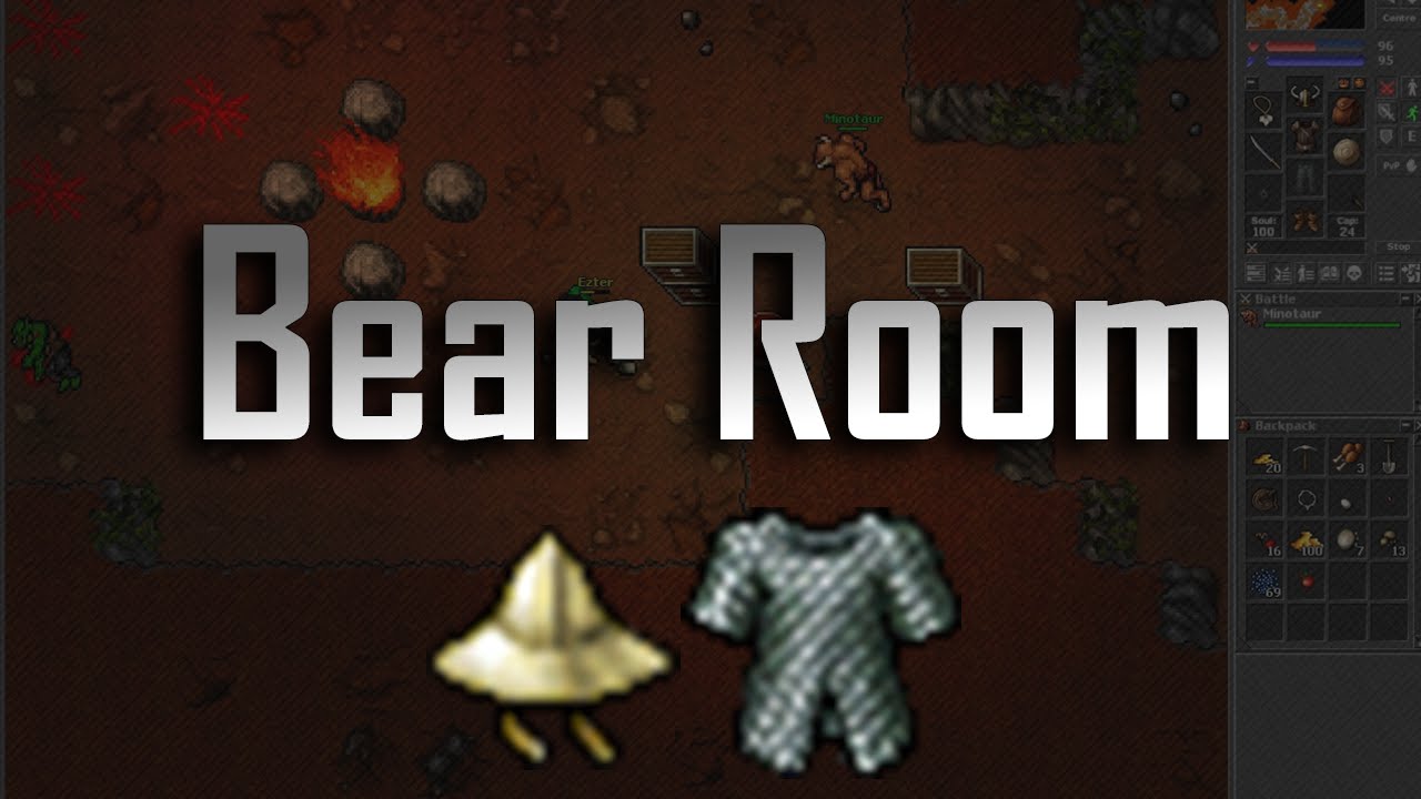 Tibia - Bear Room Quest [Rookgaard]