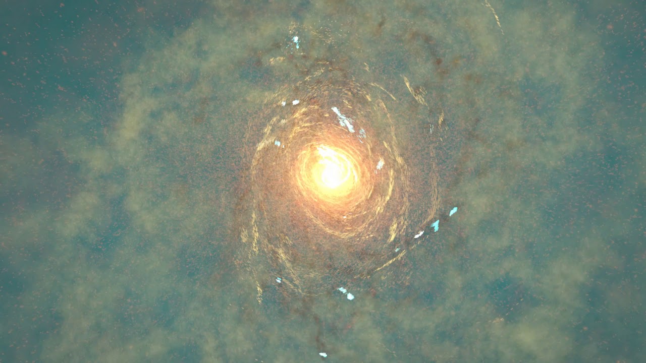 Simulation of galaxy formation