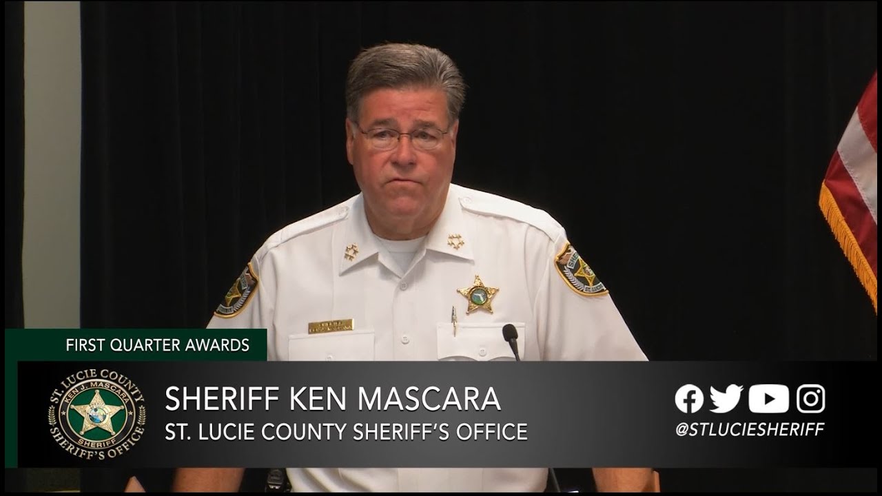St. Lucie County Sheriff's Office 2022 First Quarter Awards
