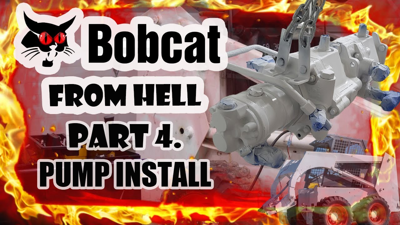 Will it Pump? 1985 Bobcat 843 Restoration Series Part 4.