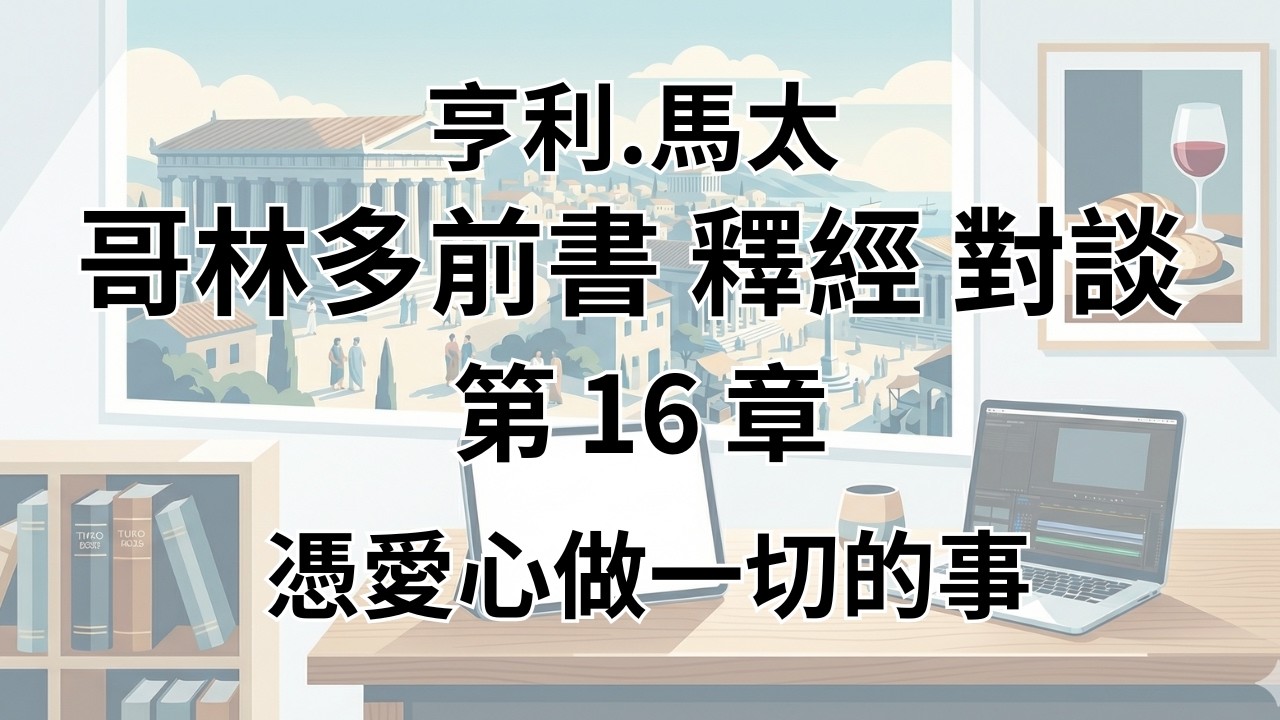 馬太亨利《哥林多前書 註釋 第16章》深度對談：憑愛心做一切的事 - 最後的叮嚀與主必快來