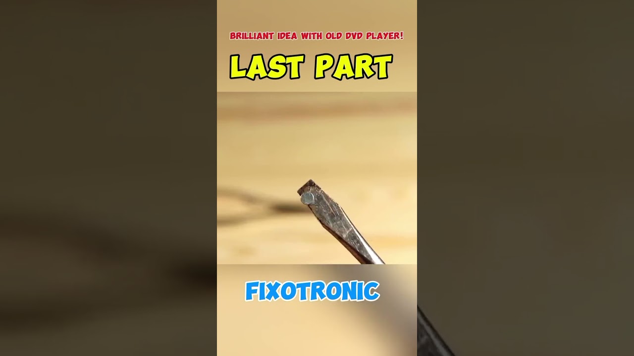 BRILLIANT IDEA WITH OLD DVD PLAYER! #diy #fixotronic #auto #lifehacks  #tools #playstation #repair